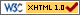 Valid XHTML 1.0 Transitional